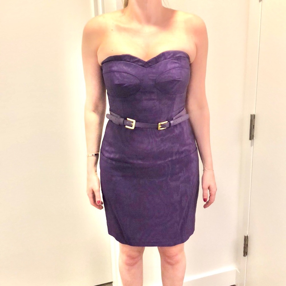 Strapless Ali Ro Cocktail Dress with Pockets